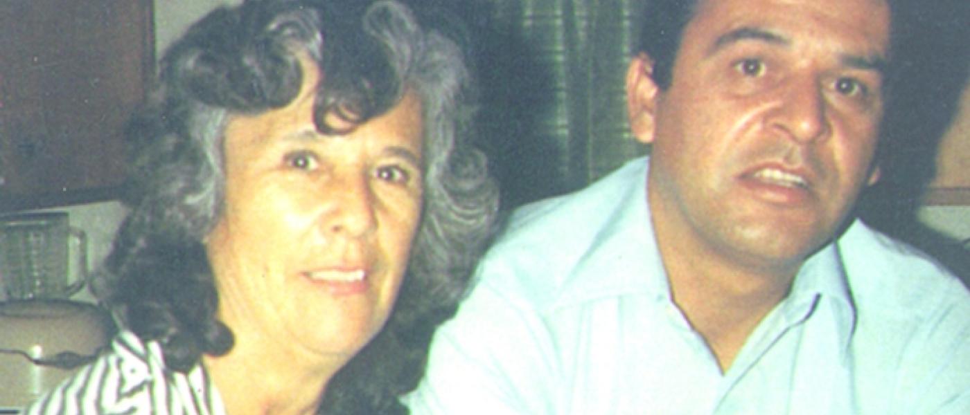 Kiki and his mother, Dora Salazar-Camarena.