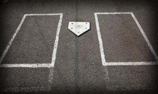 photo of baseball plate